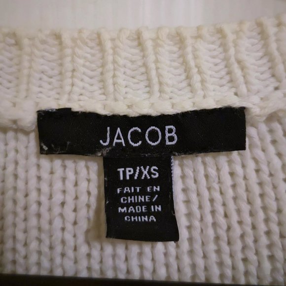J. Crew White Fisherman's Sweater - Picture 4 of 5